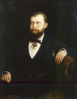 Korsuchin, Alexei Iwanowitsch - Porträt des Forschers Sibiriens Alexander M. Sibirjakow (1849-1893)