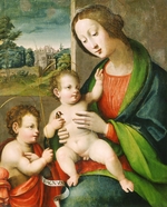 Italienischer Meister - Madonna del Cardellino (Madonna mit Distelfink)