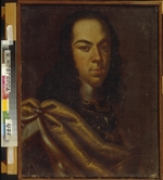 Unbekannter Künstler - Porträt des Kronprinzen Alexei Petrowitsch von Russland (1690-1718)
