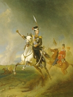 Unbekannter Künstler - Porträt des Kronprinzen von Russland Alexander Nikolajewitsch (1818-1881)