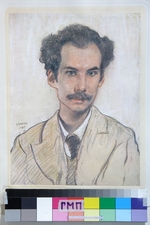 Bakst, Léon - Porträt des Dichters Andrei Bely (1880-1934)