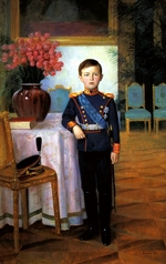 Jegornow, Sergei Semjonowitsch - Porträt von Zesarewitsch Alexei Nikolajewitsch von Russland (1904-1918)