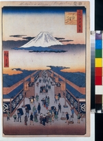 Hiroshige, Utagawa - Surugacho (Einhundert Ansichten von Edo)