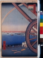 Hiroshige, Utagawa - Ushimachi, Takanawa (Einhundert Ansichten von Edo)