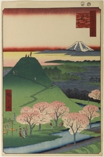 Hiroshige, Utagawa - Neuer Fuji in Meguro (Einhundert Ansichten von Edo)