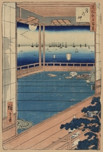 Hiroshige, Utagawa - Mondlicht (Einhundert Ansichten von Edo)