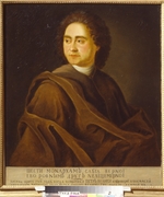 Dannhauer (Tannhauer), Johann Gottfried - Porträt Afanassi Tatischtschew, Offiziersbursche des Zaren Peter I. (1685-1750)