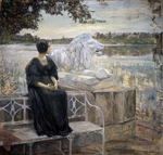 Brodski, Isaak Israilewitsch - Porträt der Frau des Malers