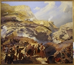Gagarin, Grigori Grigoriewitsch - Die russisch-tscherkessische Schlacht von Achatla am 8. Mai 1841