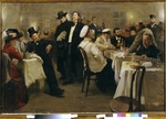 Popow, Lukian Wassiljewitsch - Gruppenbild der Redaktion der Zeitschrift Niwa