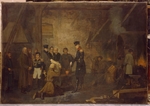 Korsuchin, Alexei Iwanowitsch - Alexander I. besucht einen Eisenwerk in Jekaterinburg 1824