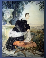 BrÃ¼llow (Briullow), Karl Pawlowitsch - Porträt der Großfürstin Elisabeth Saltykowa (1802-1863)