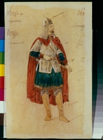 Ponomarew, Evgeni Petrowitsch - Kostümentwurf zur Oper Fürst Igor von A. Borodin