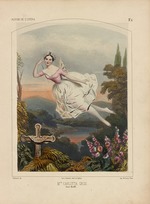 Challamel, Pierre-Joseph - Balletttänzerin Carlotta Grisi (1819-1899) als erste Giselle