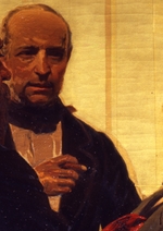 Repin, Ilja Jefimowitsch - Porträt von Fürst Wladimir F. Odoewski (1803-1869) (Detail des Bildes Slawische Komponisten)