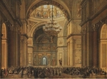 Bachelier, Charles-Claude - Gottesdienst in der Isaakskathedrale in Sankt Petersburg