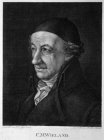 Steinla, Moritz - Porträt des Dichters, Übersetzers und Herausgebers Christoph Martin Wieland (1733-1813)