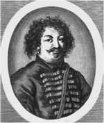 Unbekannter Künstler - Porträt des Anführers eines Aufstandes der Donkosaken Stepan (Stenka) Rasin (1630-1671)