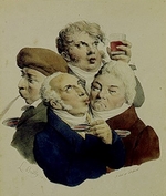 Boilly, Louis-Léopold - Die Weinverkostung