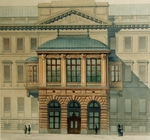 Rachau, Karl - Umbauentwurf des Wintergartens im Anitschkow-Palast