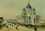 Französischer Meister - Die Dreifaltigkeitskathedrale des Ismailowski-Regiments in Sankt Petersburg