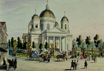 Französischer Meister - Die Christi-Verklärungs-Kathedrale in Sankt Petersburg