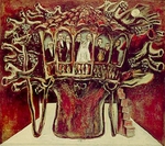 Murwanidse, Teimuras - Bühnenbildentwurf zum Theaterstück Bis der Karren umstürzt von Otia Ioseliani