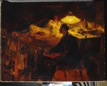 Kassatkin, Nikolai Alexejewitsch - Beim Krankenbett