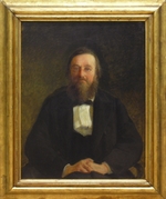 Ge, Nikolai Nikolajewitsch - Porträt des Historikers Nikolai I. Kostomarow (1817-1885)