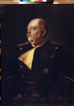 Lenbach, Franz, von - Porträt des Reichskanzlers Otto von Bismarck (1815-1898) in Uniform