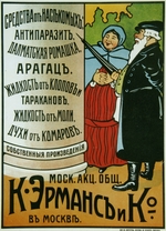 Russischer Meister - Werbeplakat für Insektizide der Firma Ehrmann & Co