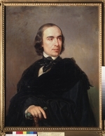 Sacharow (Tschetschenez), Pjotr Sacharowitsch - Porträt von Historiker Timofei Nikolajewitsch Granowski (1813-1855)