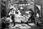 Hogarth, William - Illustration zum Epos Hudibras von Samuel Butler