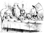 Tenniel, Sir John - Illustration für das Buch Alice im Wunderland von Lewis Carroll