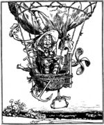 Robinson, William Heath - Illustration für das Kinderbuch Die Abenteuer Onkel Lubins