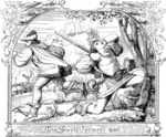 Hübner, Julius - Illustration zum Epos Nibelungenlied