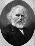 Johnson, Thomas - Porträt des Lyrikers Henry Wadsworth Longfellow (1807-1882)