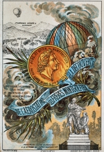 Unbekannter Künstler - Die Gebrüder Montgolfier, 1784 (Aus der Serie Der Traum vom Fliegen)