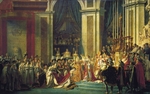 David, Jacques Louis - Die Krönung Napoléons I. und der Kaiserin Josephine in der Kathedrale Notre-Dame in Paris am 2. Dezember 1804