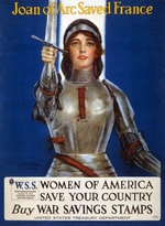 Coffin, Haskell - Jeanne dArc hat Frankreich verteidigt - Frauen Amerikas, verteidigt eure Heimat (Plakat)