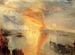 Turner, Joseph Mallord William - Der Brand des Parlamentsgebäudes, 16. Oktober 1834
