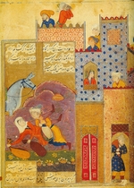 Iranischer Meister - Illustration aus Silsilat al-dhahab (Goldkette) von Dschami