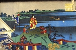 Hokusai, Katsushika - Aus der Serie Spiegelbilder der Dichter: Abe no Nakamaro