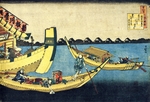 Hokusai, Katsushika - Aus der Serie Spiegelbilder der Dichter: Kiyowara no Fukayabu