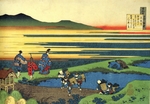 Hokusai, Katsushika - Aus der Serie Spiegelbilder der Dichter: Sanji Hitoshi