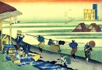 Hokusai, Katsushika - Aus der Serie Spiegelbilder der Dichter: Minamoto no Tsunenobu