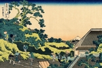 Hokusai, Katsushika - Sundai in Edo (aus der Bildserie 36 Ansichten des Berges Fuji)