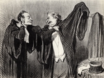 Daumier, Honoré - Unter Kollegen (Aus der Serie Les gens de justice)