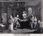 Hogarth, William - Folge Heirat nach der Mode (3)