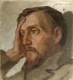 Astafiew, Iwan Alexandrowitsch - Porträt von Literaturkritiker und Philosoph Wissarion Grigorjewitsch Belinski (1811-1848)
